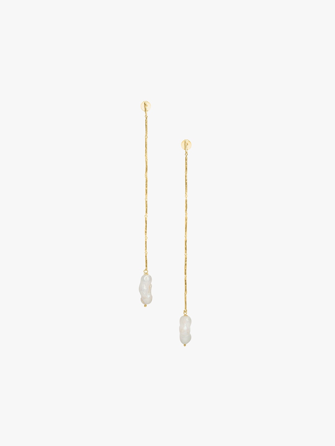 

EQUIIVALENCE 14KT Gold-Plated Pearls Drop Earrings