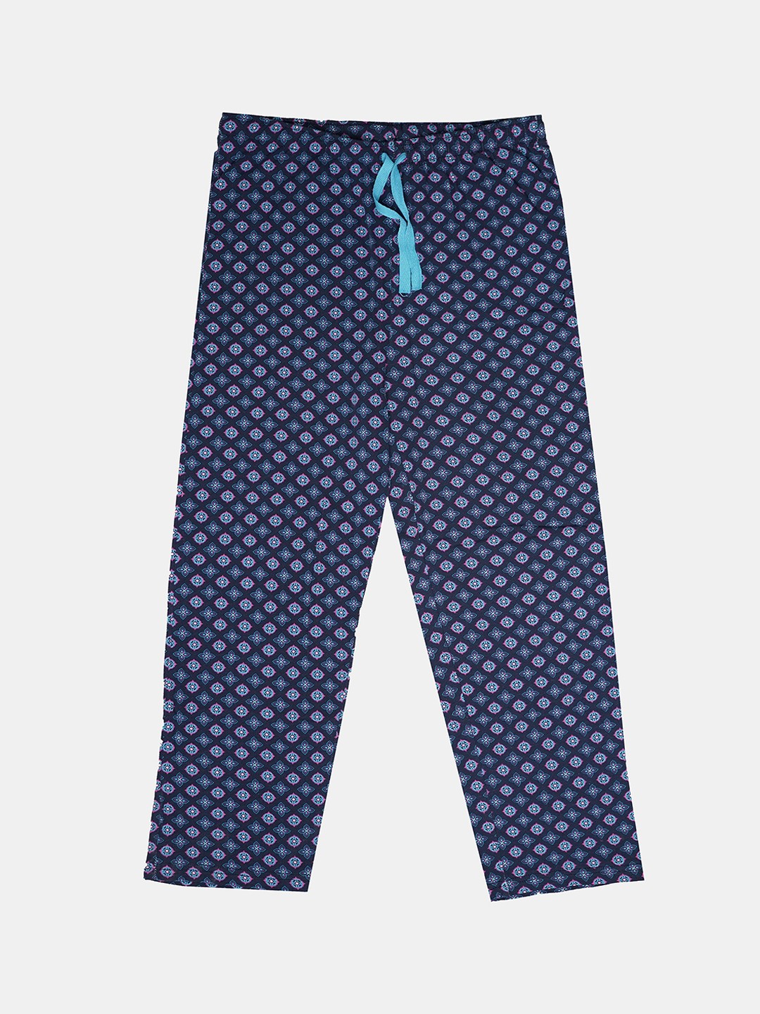

F&S Girls Printed Cotton Lounge Pant, Blue