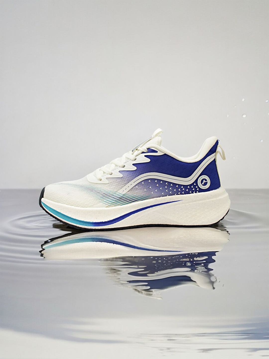 

ABROS Men Mesh Running Shoes, Off white