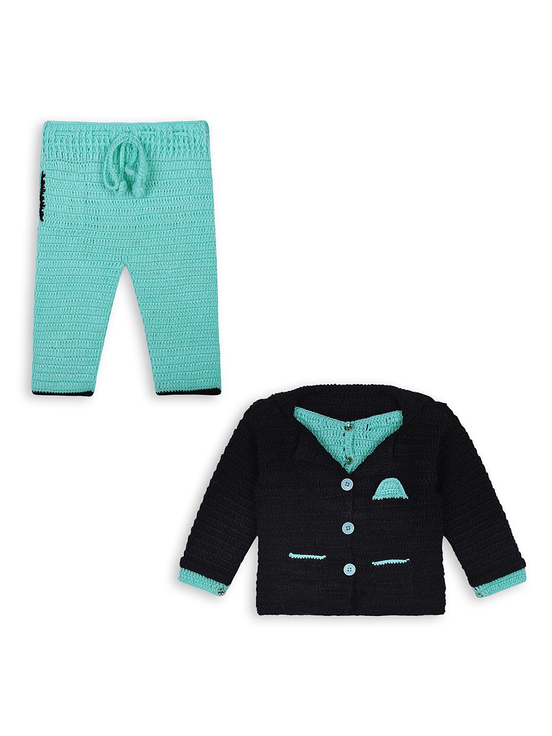 

WINDROP SOLUTIONS Kids Coat with Trouser, Black