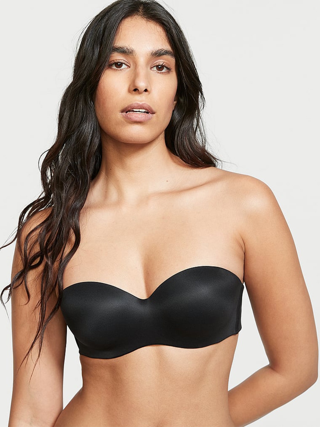 

Victoria's Secret Body by Victoria Underwired Strapless Bandeau Bra With All Day Comfort, Black