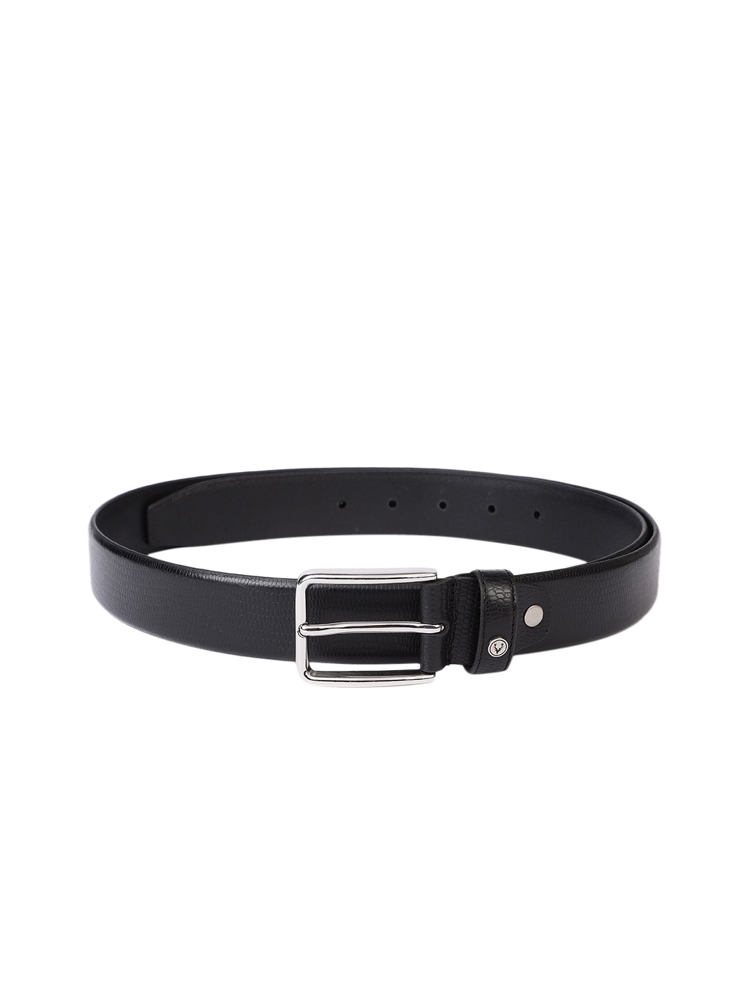 

Allen Solly Men Textured Leather Belt, Black