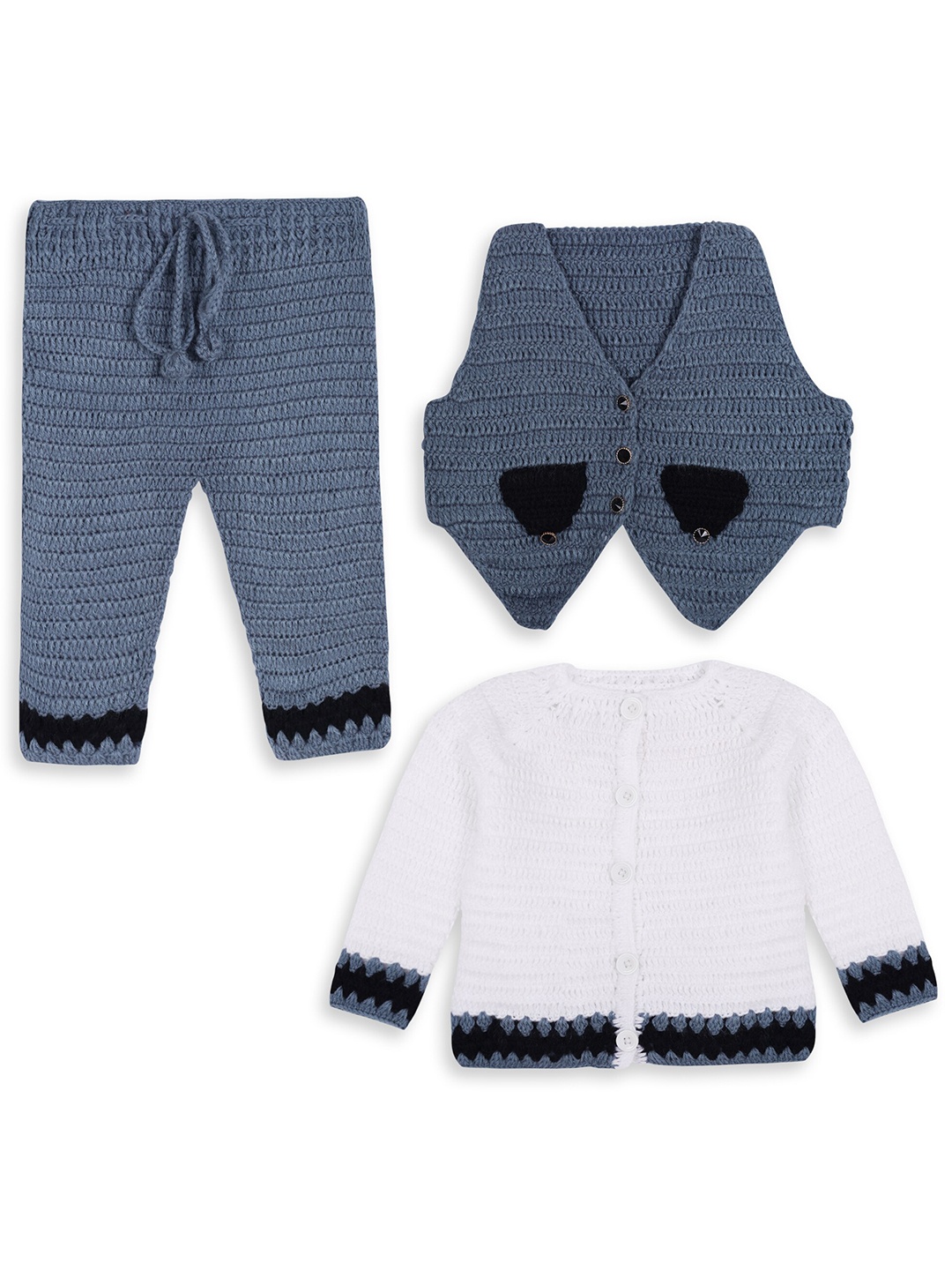 

WINDROP SOLUTIONS Kids Coat with Trouser, White