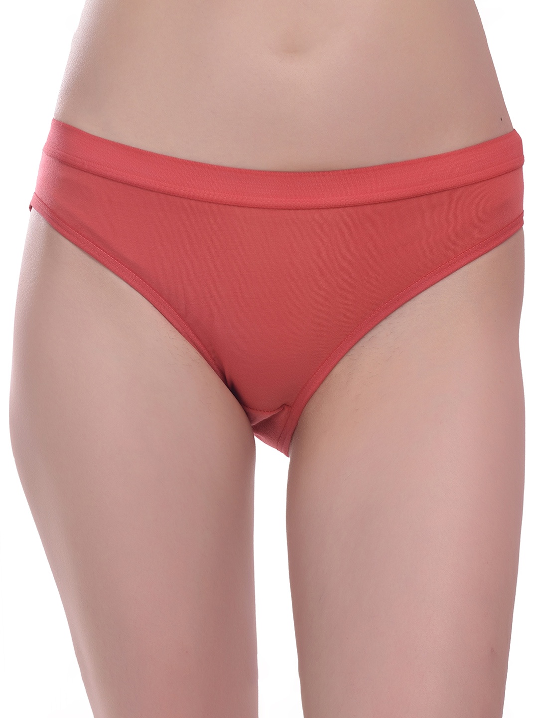 

new blue eyes Mid Rise Basic Briefs, Orange
