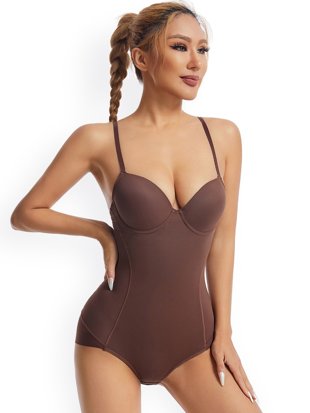 

JC Collection Body Shapewear, Coffee brown