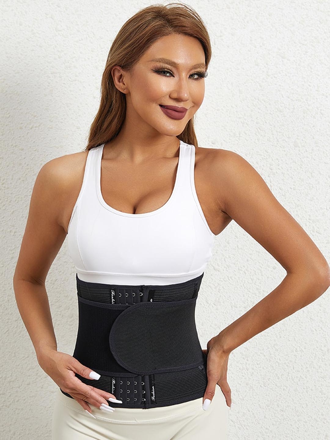 

JC Collection Solid Tummy Shapewear, Black