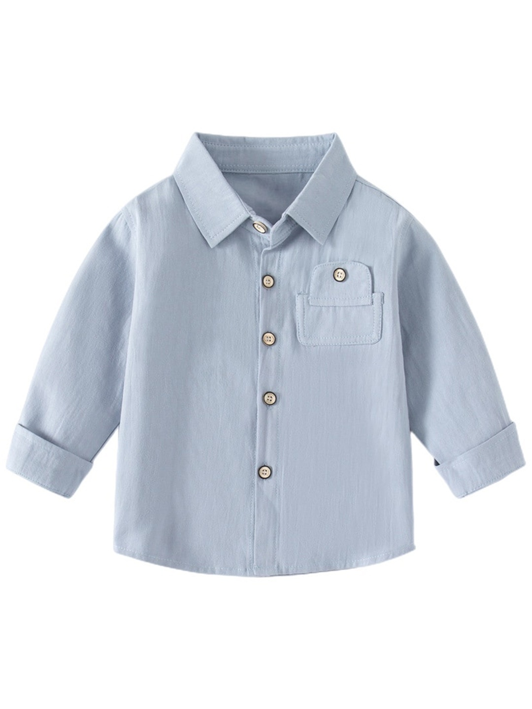 

StyleCast Boys Spread Collar Opaque Casual Shirt, Blue