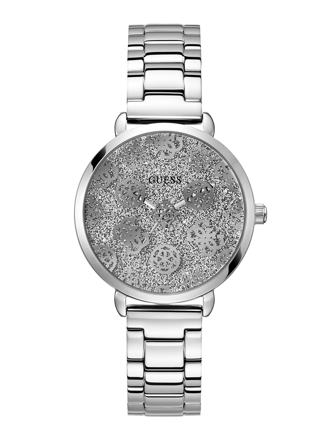 

GUESS Women Sugarplum Analogue Silver Dial Watch - GW0670L1