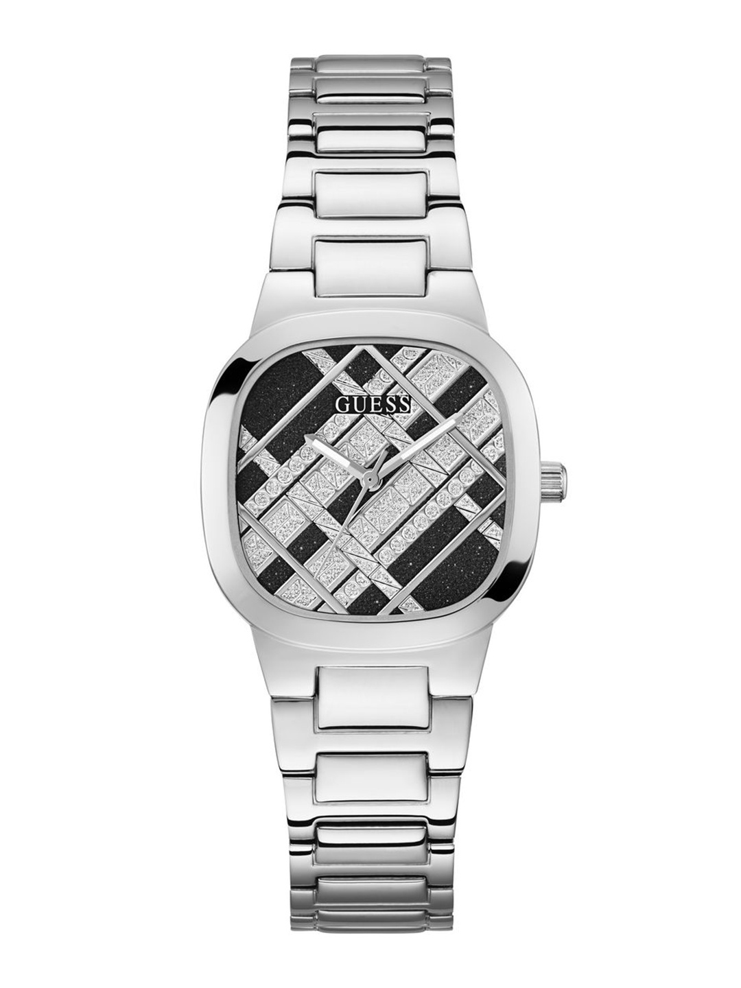 

GUESS Women Dial & Stainless Steel Bracelet Style Straps Analogue Watch GW0600L1, Silver