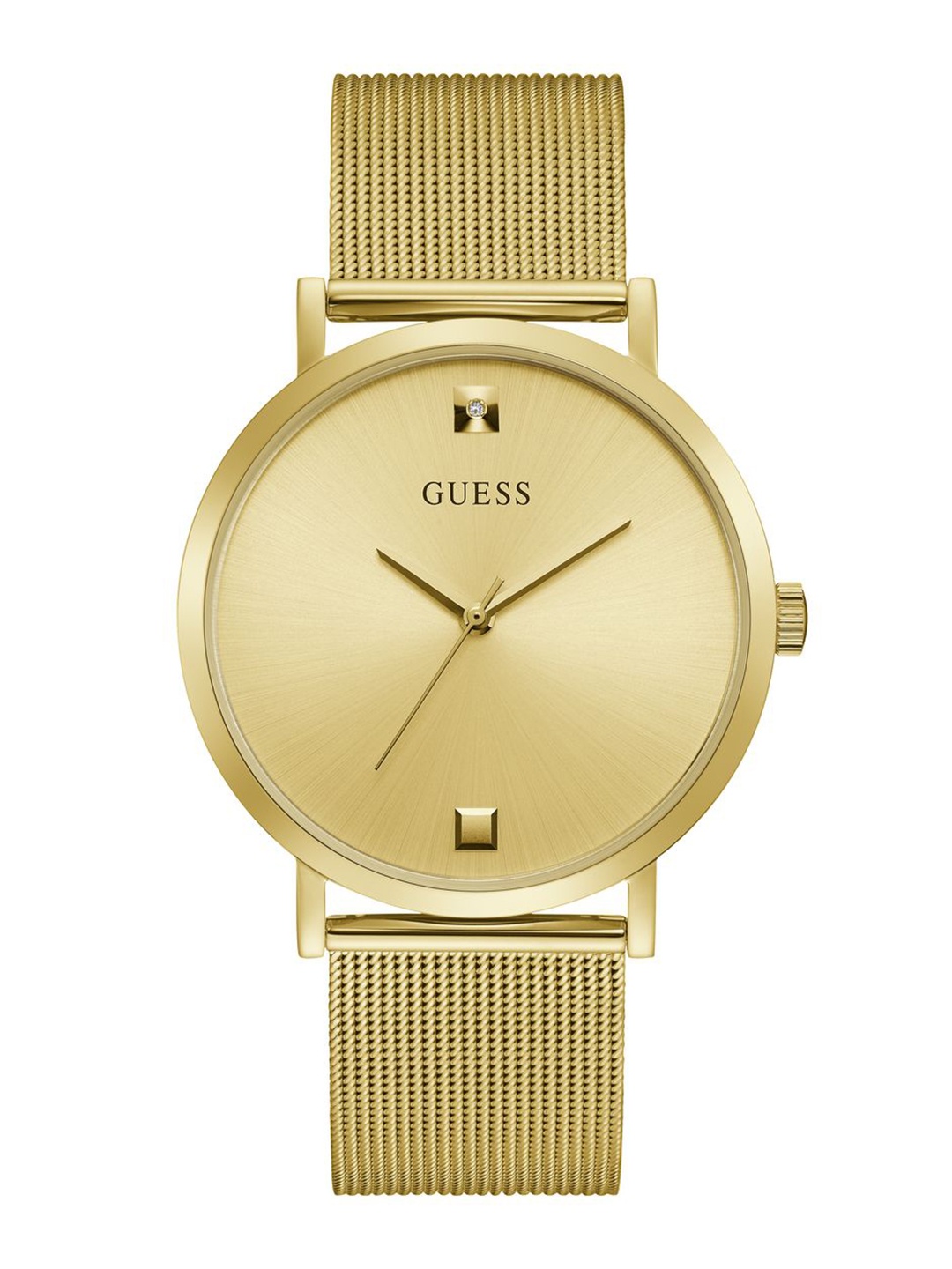 

GUESS Men Dial & Stainless Steel Bracelet Style Straps Analogue Watch- GW0460G2, Gold