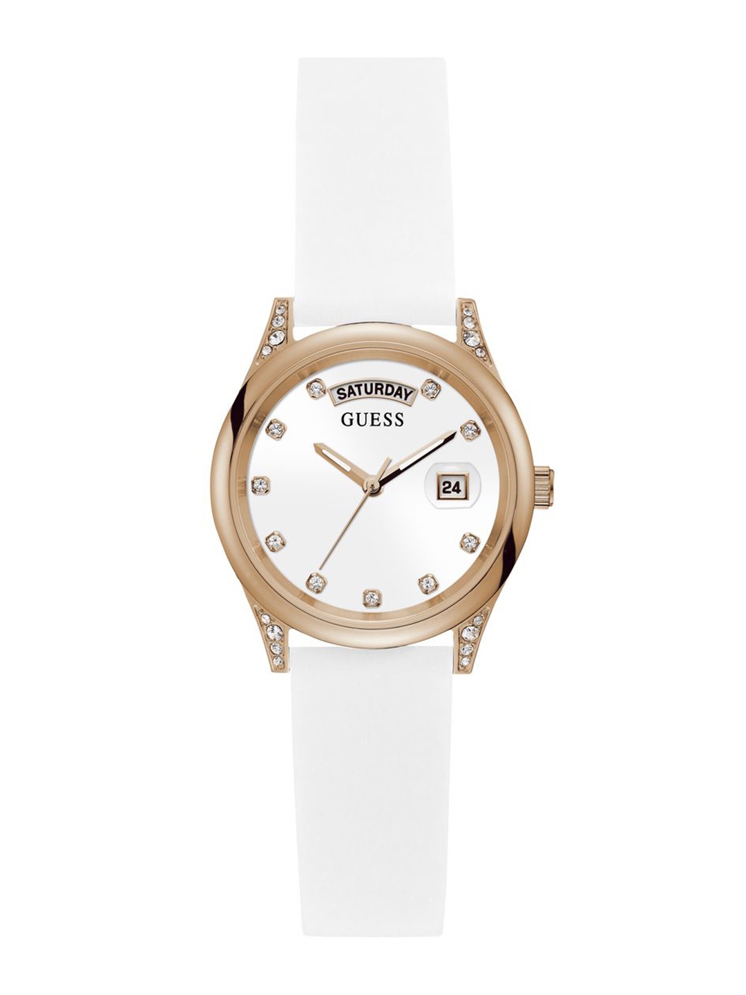 

GUESS Women Dial & Straps Analogue Watch GW0356L3, White