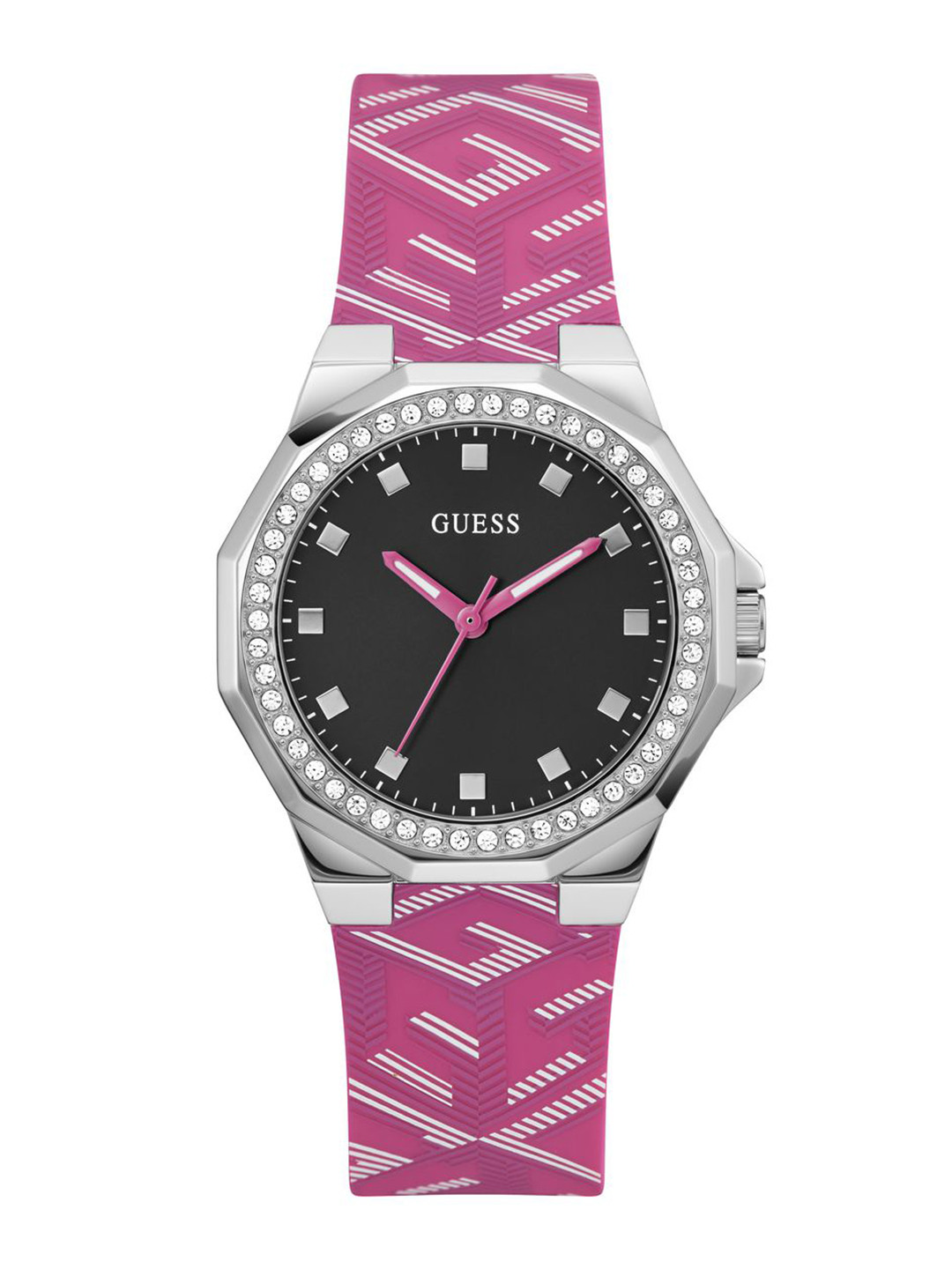 

GUESS Women Dial & Straps Analogue Watch GW0598L1, Black