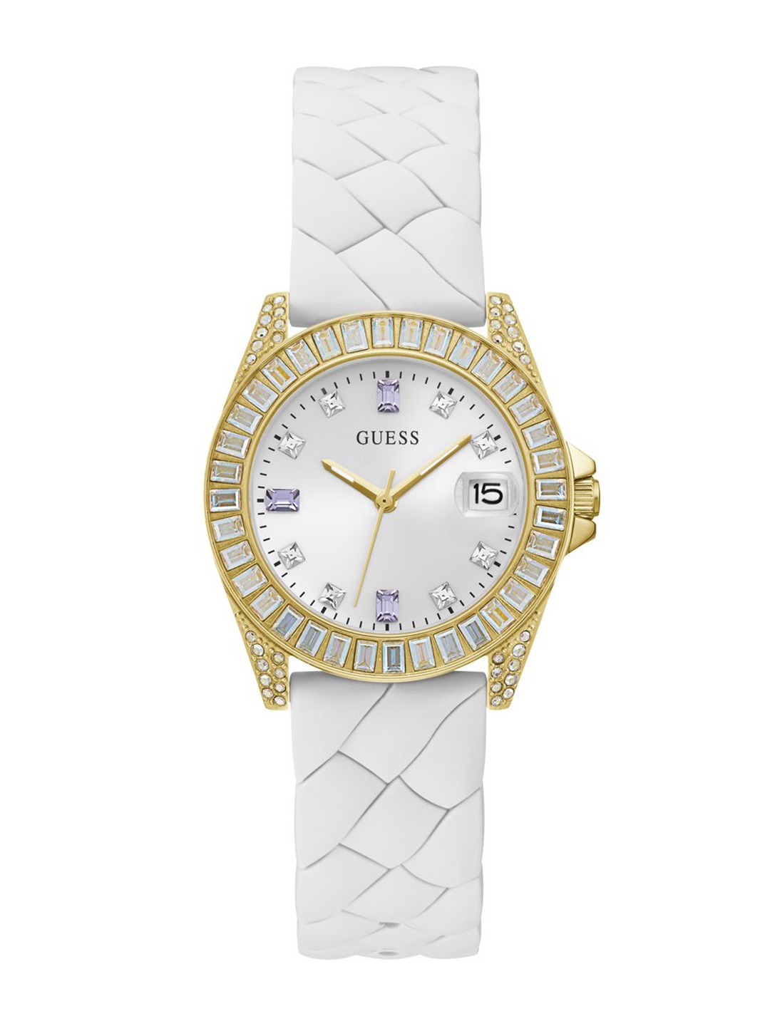 

GUESS Women Dial & Straps Analogue Watch GW0585L2, White