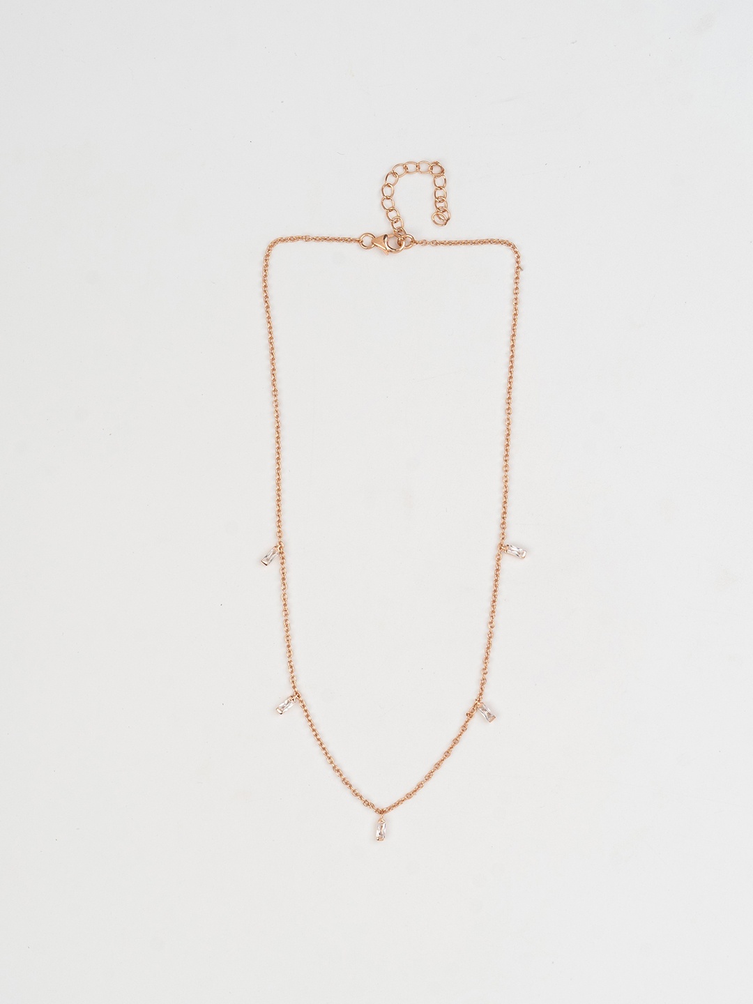 

STERLYN 925 Sterling Silver Rose Gold-Plated Necklace