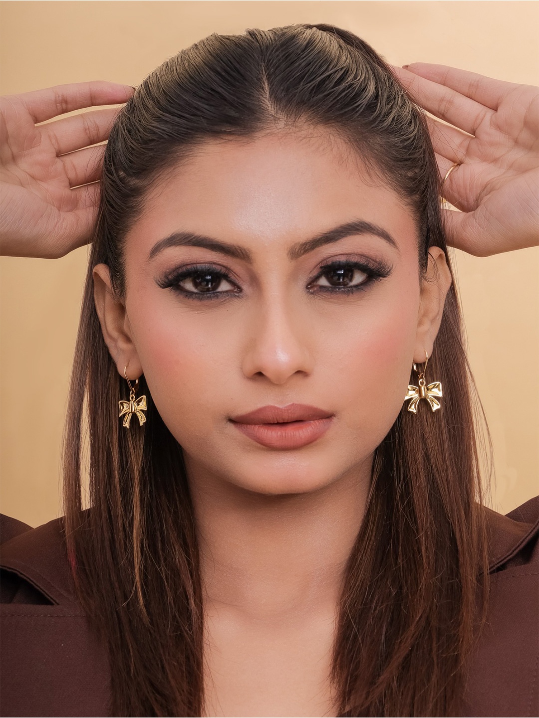 

STERLYN 925 Sterling Silver Gold Plated Hoop Earrings