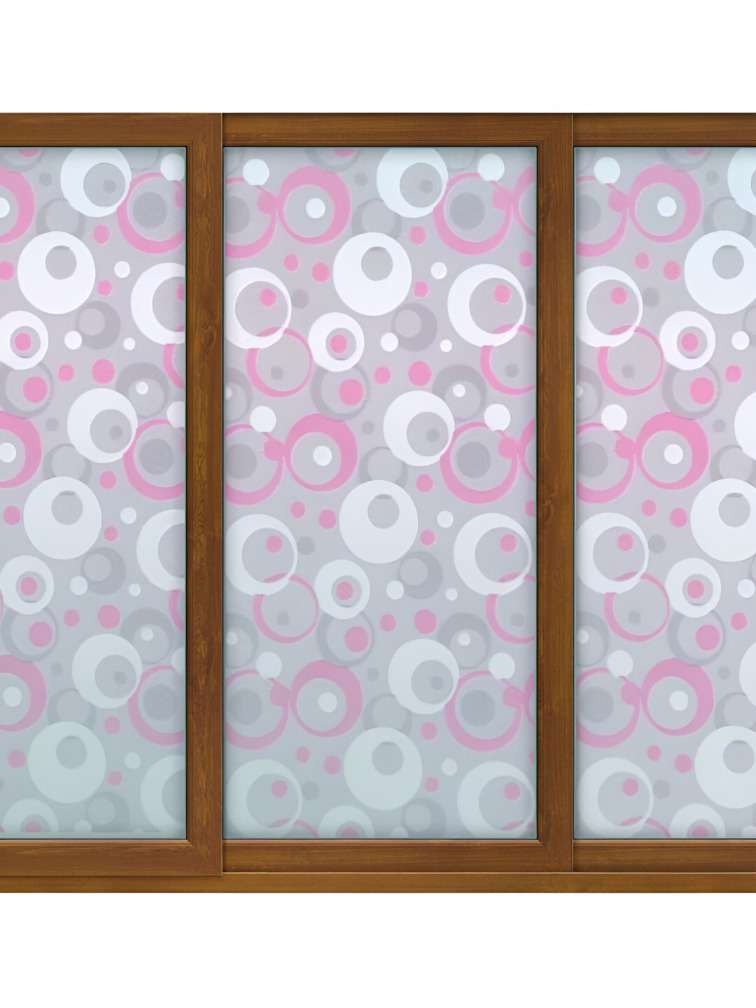 

Jaamso Royals Pink & White Printed Self-Adhesive Waterproof Window Sticker