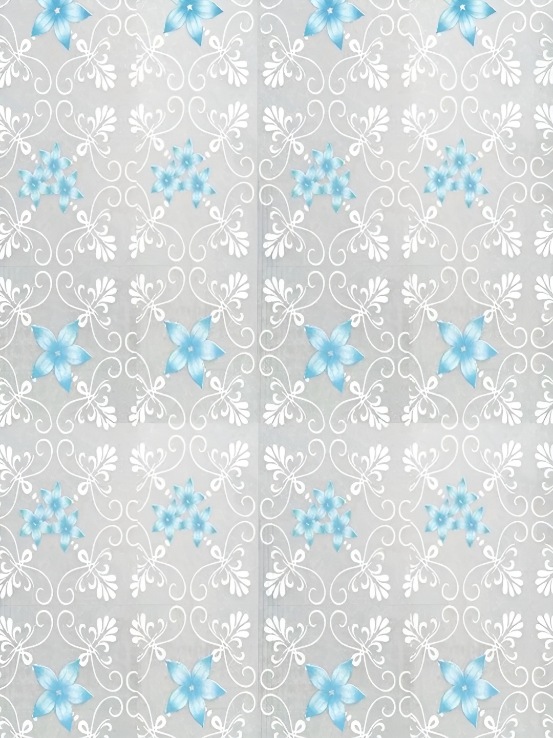 

Jaamso Royals Blue & Grey Floral Printed Self Adhesive Window Sticker