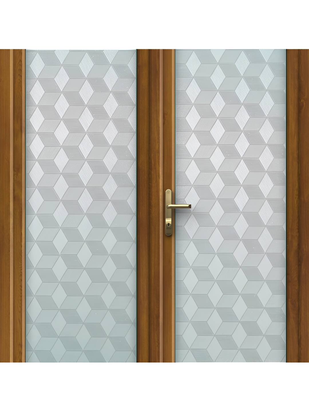 Jaamso Royals Grey & White Printed UV Protective Window Sticker
