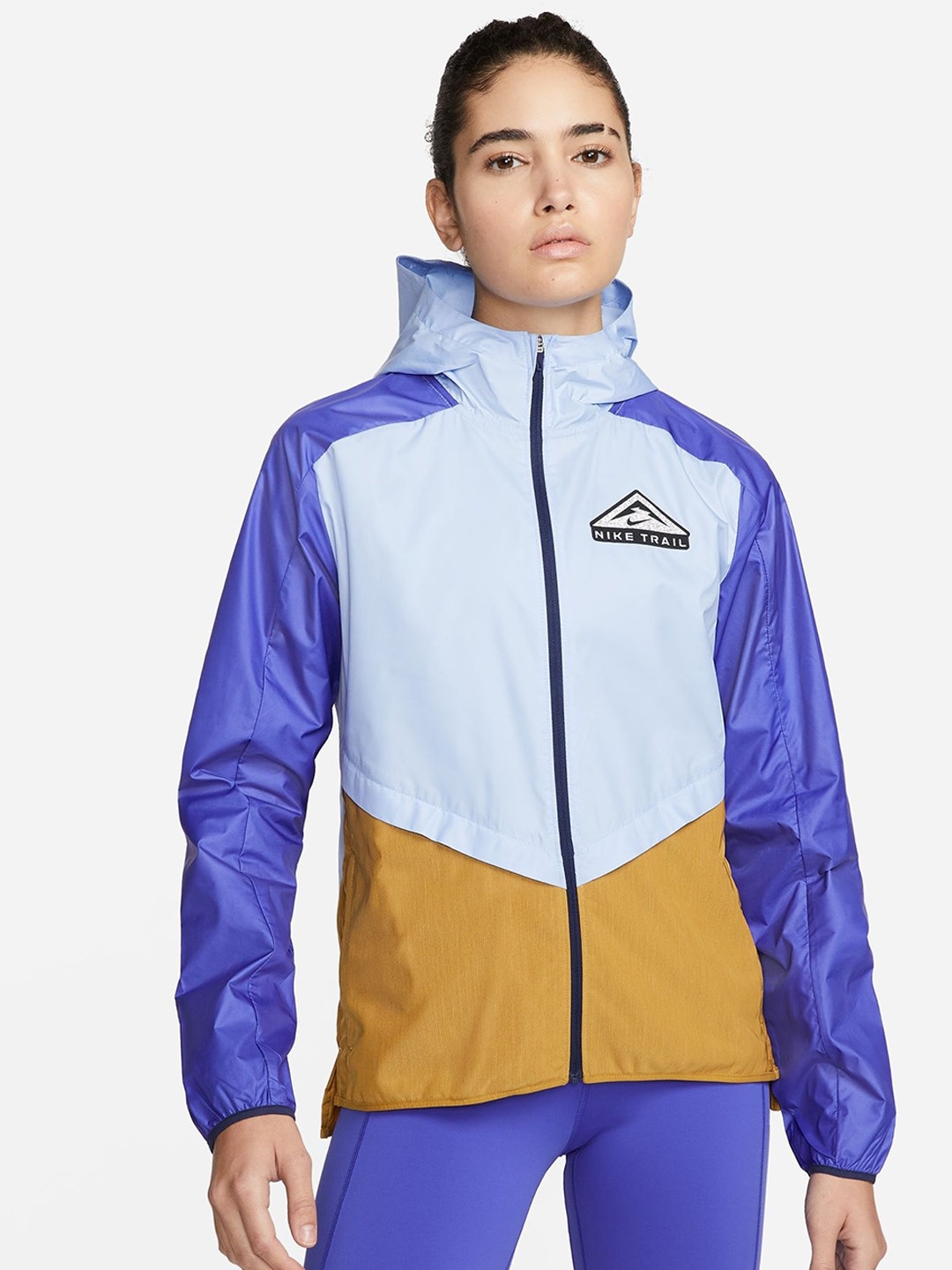 

Nike Shield Women's Trail Running Jacket, Blue