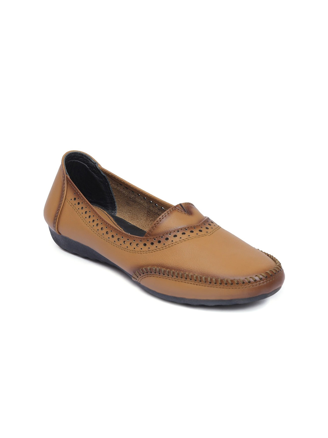 

Zoom Shoes Women Lightweight Comfort Insole Leather Slip-On Sneakers, Tan