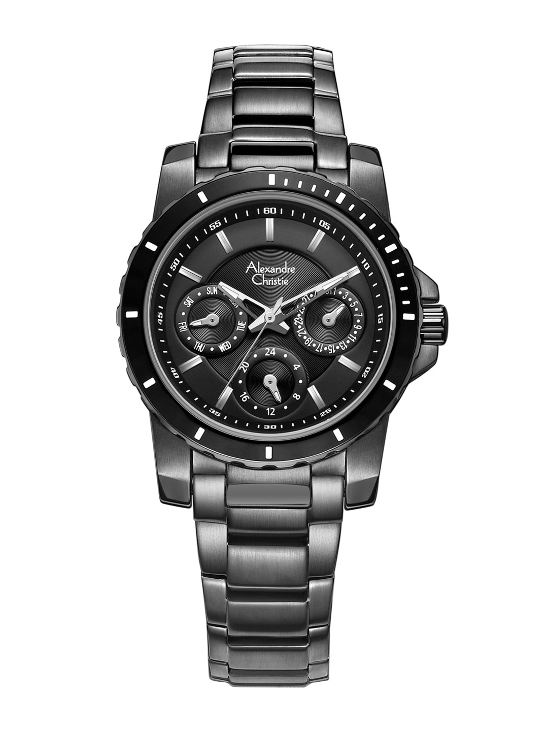 

Alexandre Christie Women Embellished Dial & Analogue Watch 6141BFBIPBA, Black