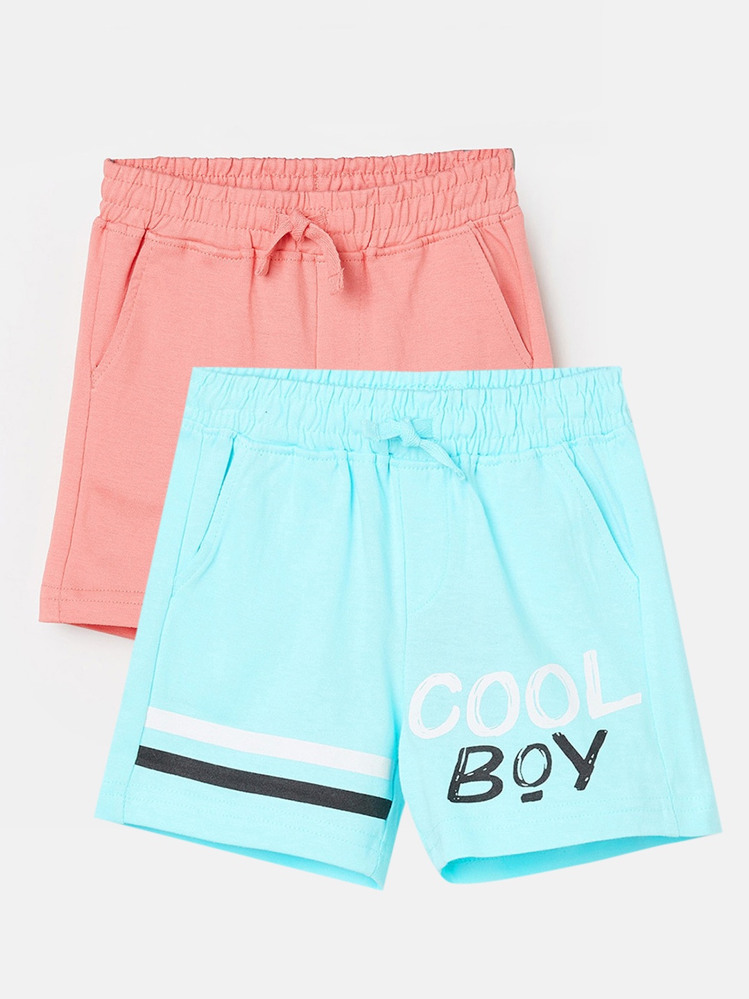 

Juniors by Lifestyle Boys Pack Of 2 Printed Cotton Shorts, Blue