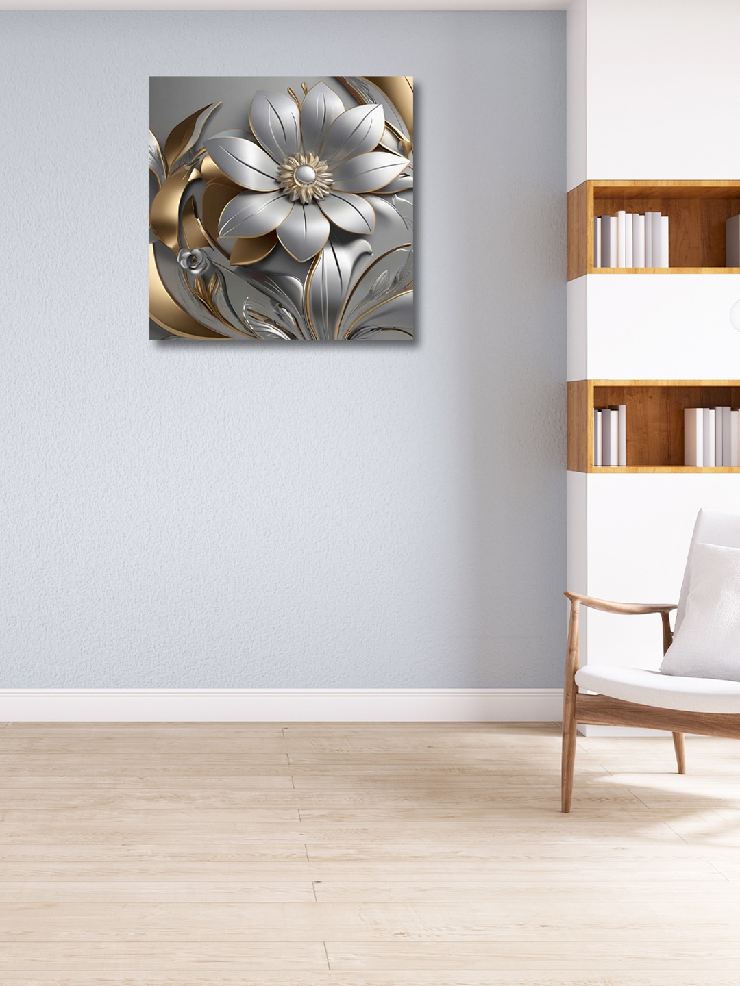 

OLIVE TREE Silver-Toned & Gold-Toned Canvas Other Painting Wall Art