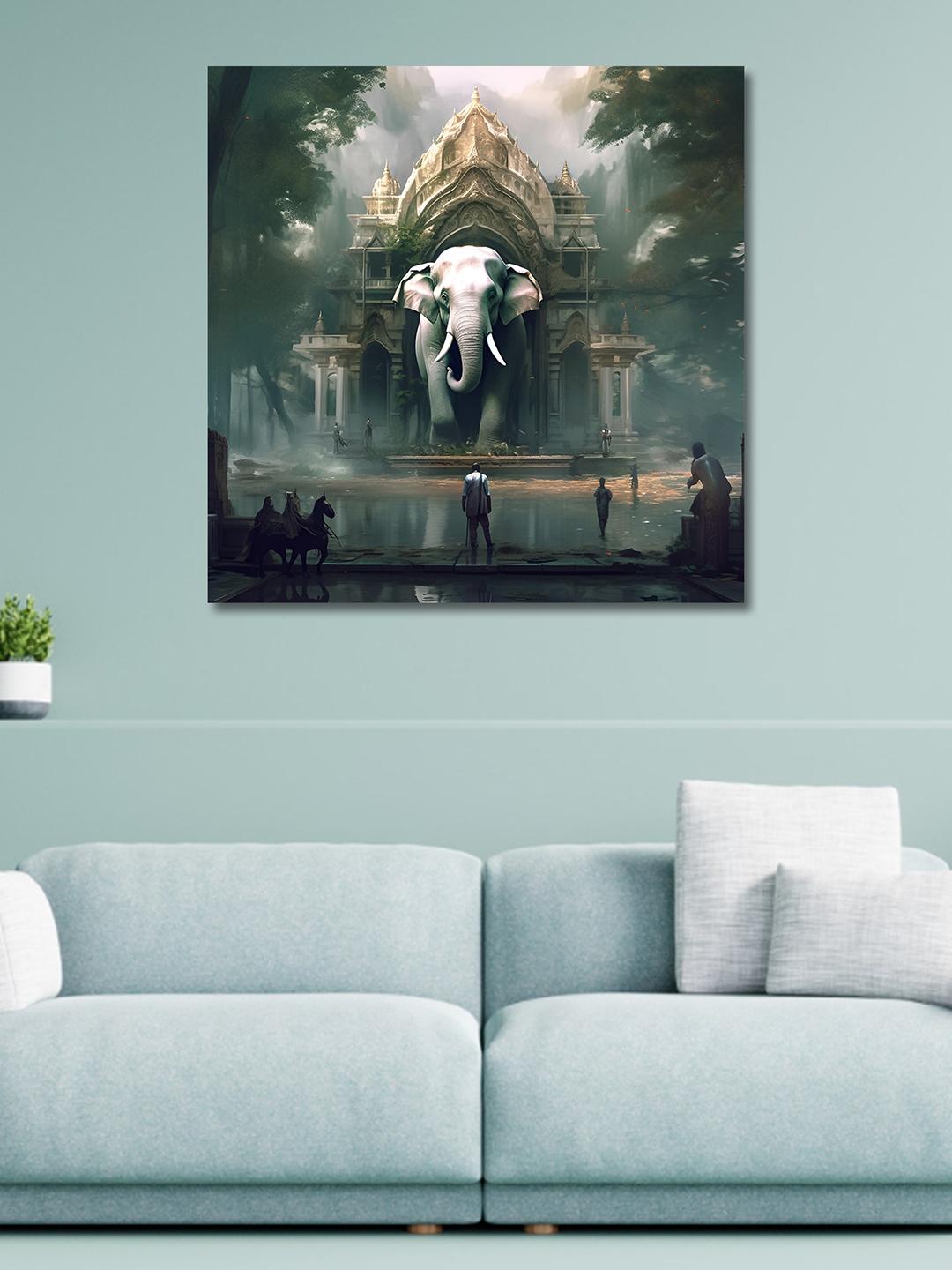 

OLIVE TREE Green Canvas Other Painting Wall Art