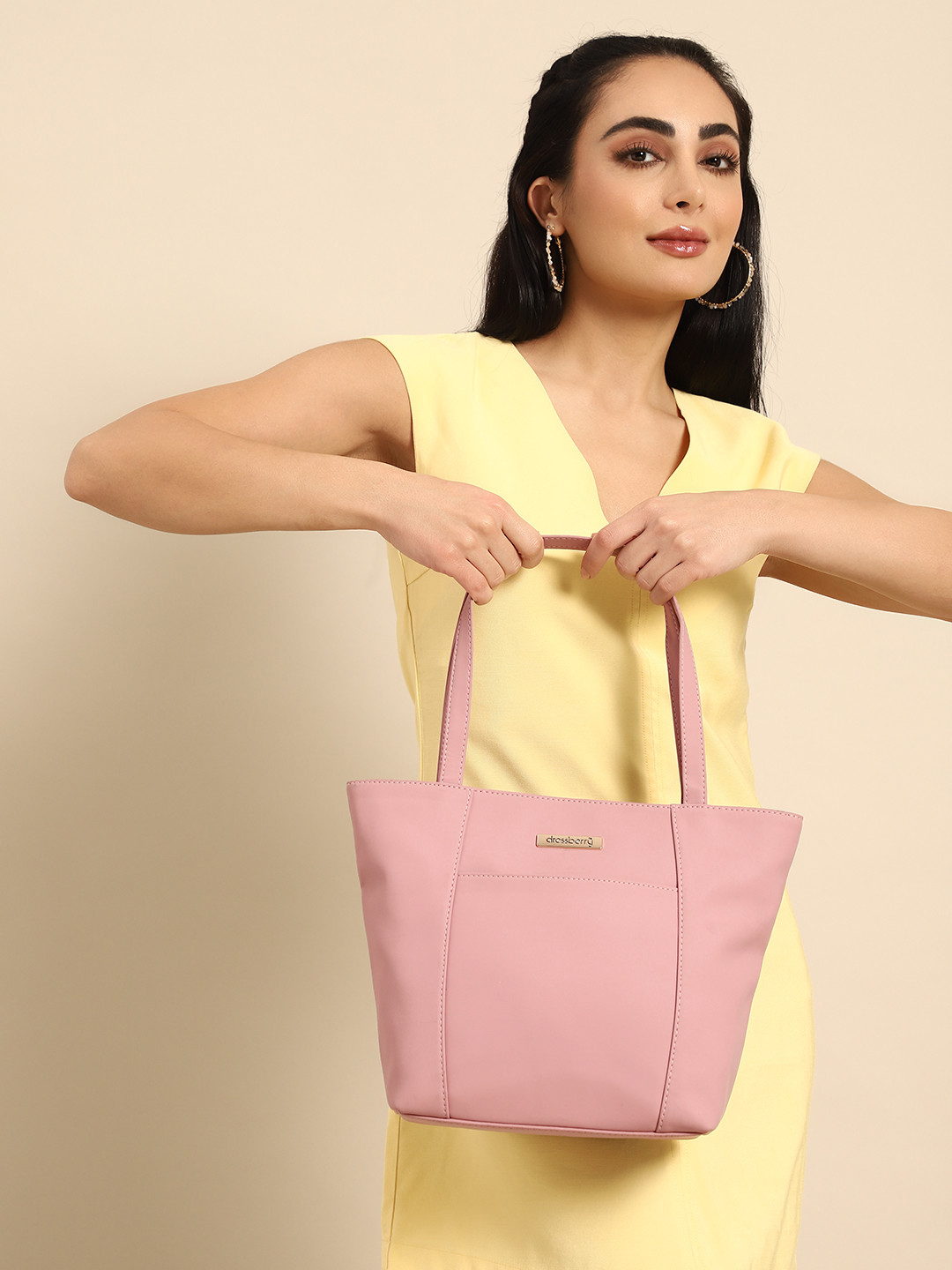 

DressBerry Shopper Tote Bag, Pink