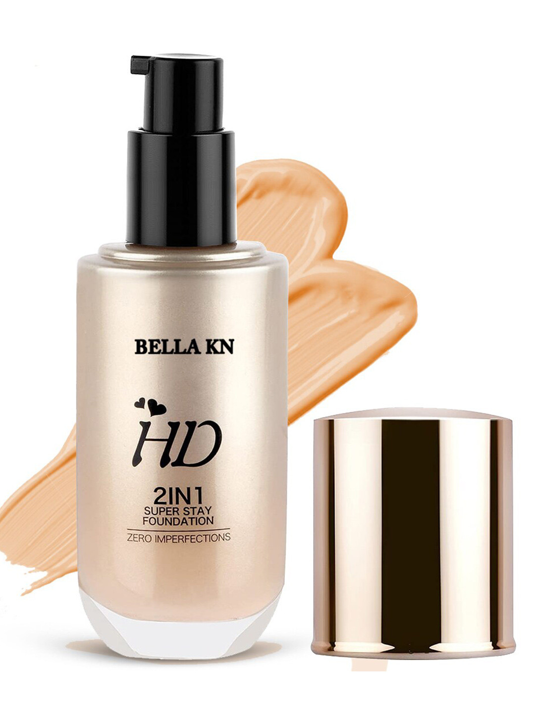 

Adbeni HD 2 In 1 Super Stay Foundation - 60 ml - Shade 03, Beige