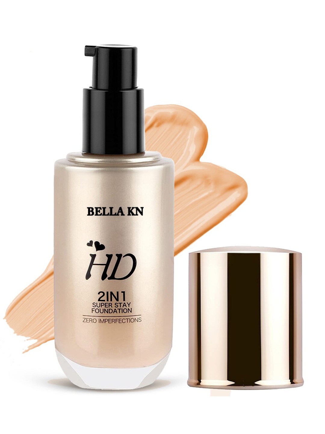 

Adbeni HD 2 In 1 Super Stay Foundation - 60 ml- Shade 01, Beige