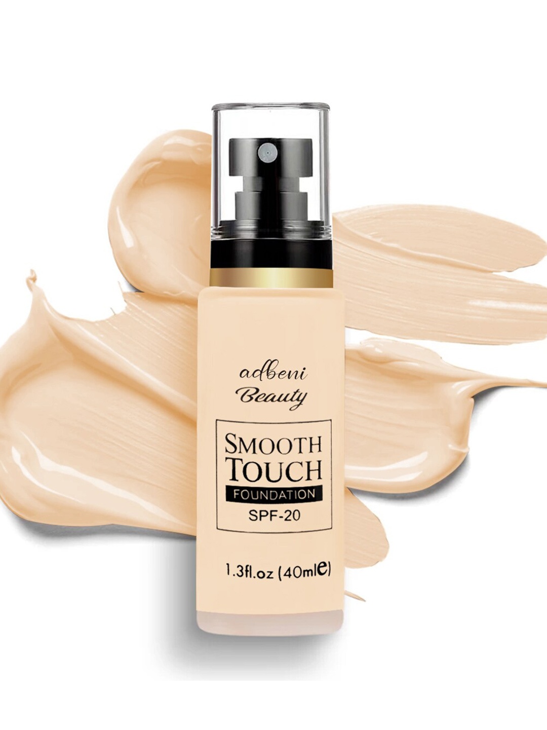 

Adbeni Beauty Smooth Touch Waterproof SPF 20 Foundation 40 ml - Shade 02, Beige