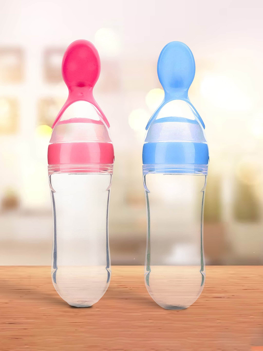 

Kidbea 2 Pcs Silicone Fruit & Food Feeder, Pink