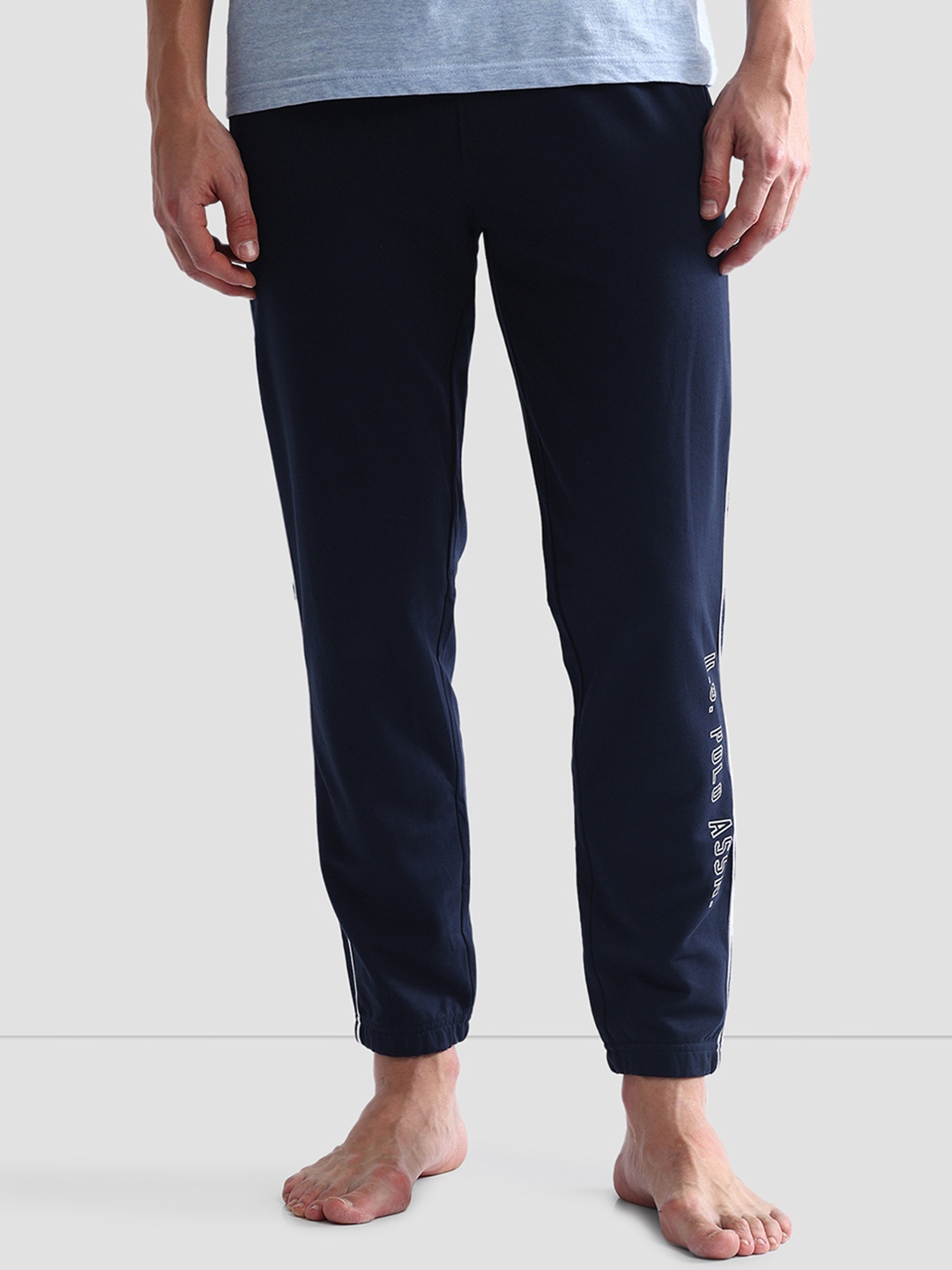 

U.S. Polo Assn. Men Straight-Leg Men Pure Cotton Lounge jogger, Blue