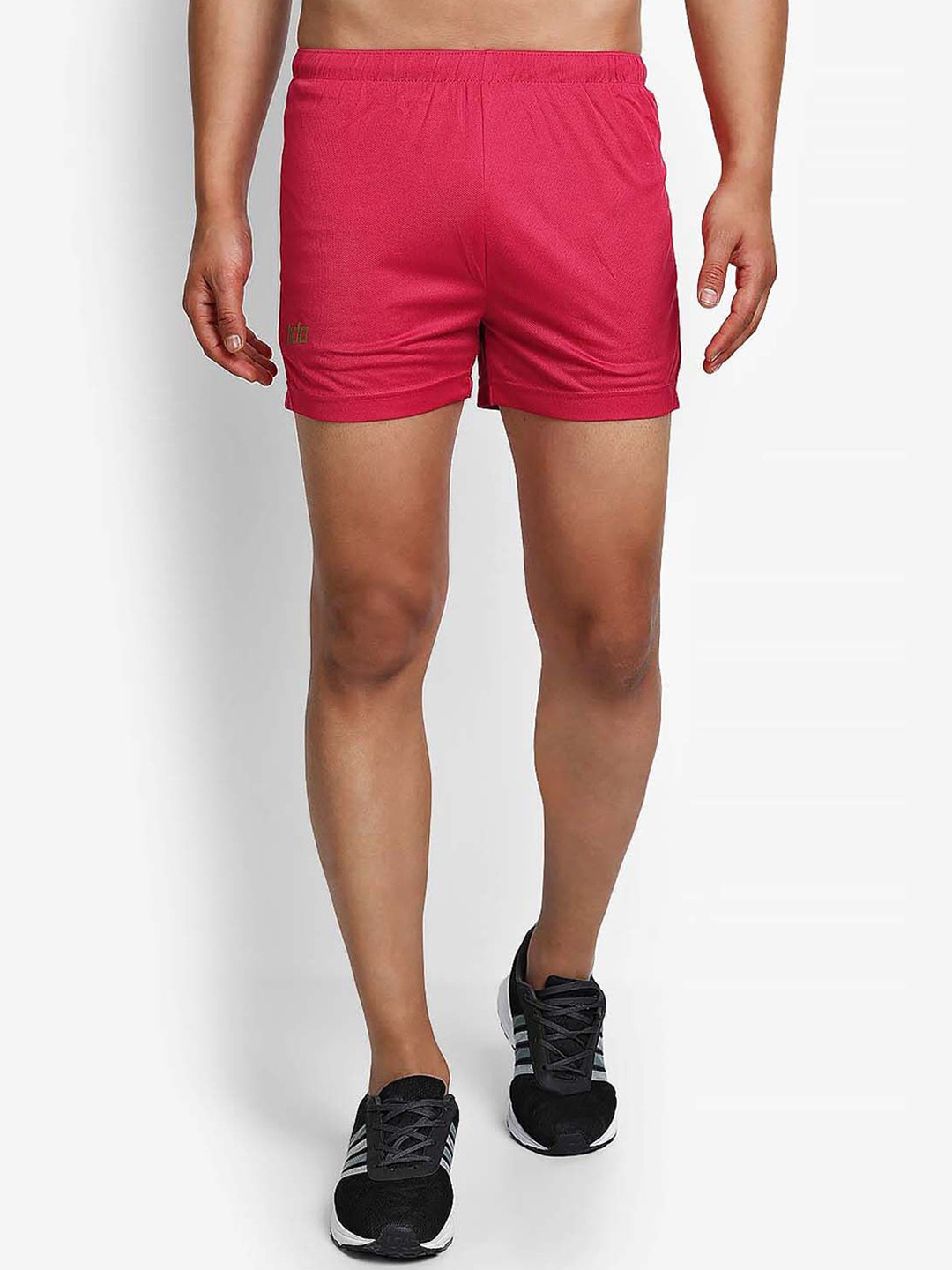 

DIDA Men Mid Rise Light Weight Stretchable Dry Fit Sports Shorts, Red