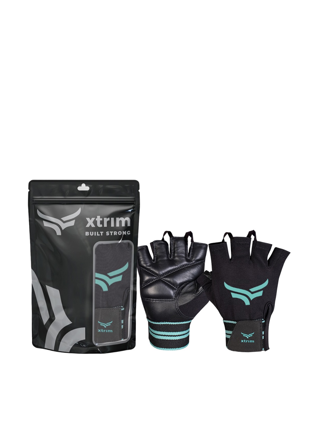 

Xtrim Unisex Leather Sport Gloves, Black