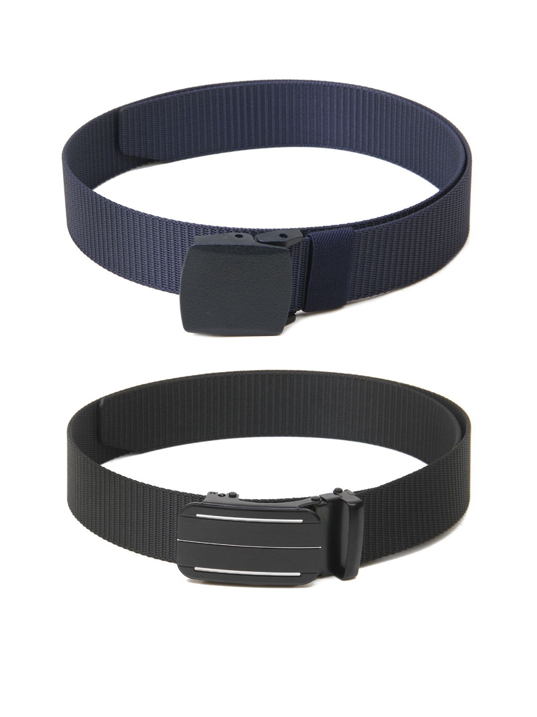 

Calvadoss Girls Set of 2 Textured Belt, Navy blue