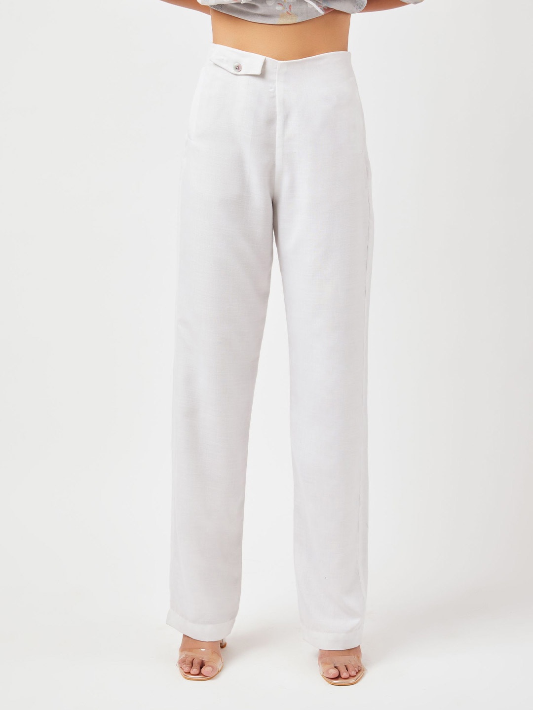 

Contemponari Women Trousers, White