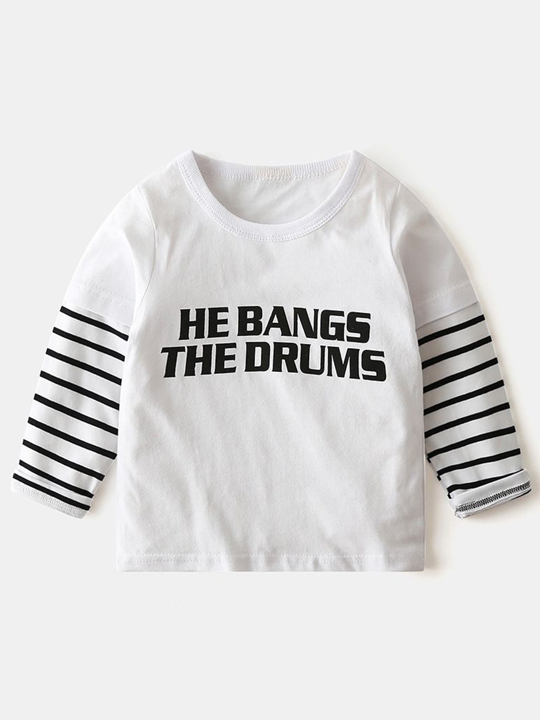 

StyleCast White Boys Typography Printed Pure Cotton T-shirt