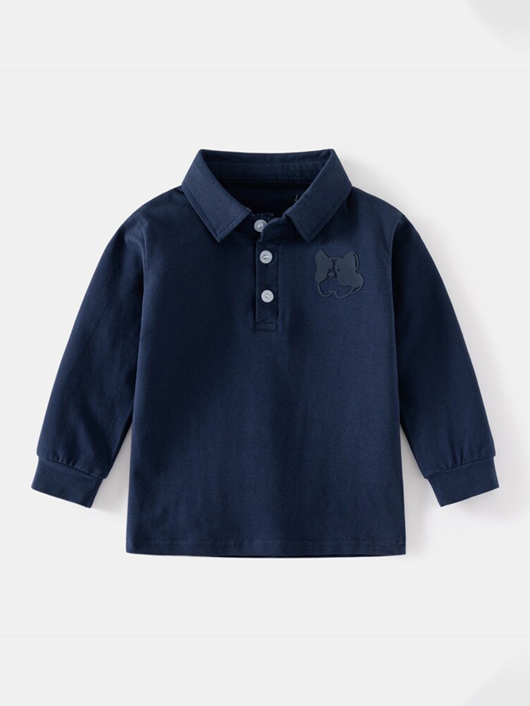 

StyleCast Boys Polo Collar Nautical Animal Printed T-shirt, Navy blue