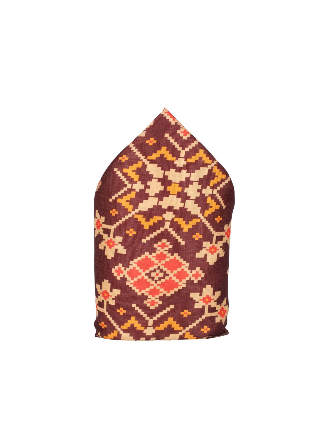 

The Tie Hub Printed Pocket Squares, Brown