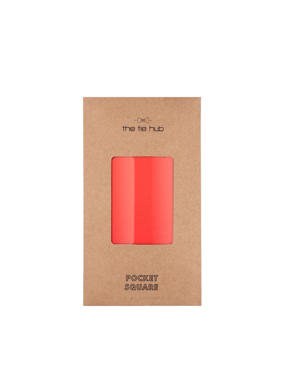 

The Tie Hub Solid Silk Pocket Squares, Red