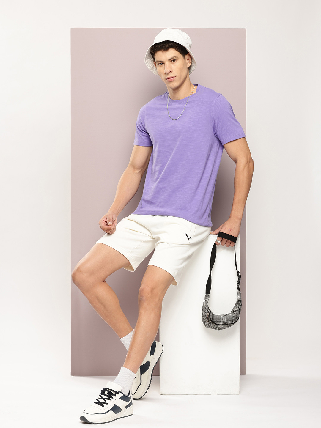 

Kook N Keech Men Self Design T-shirt, Lavender