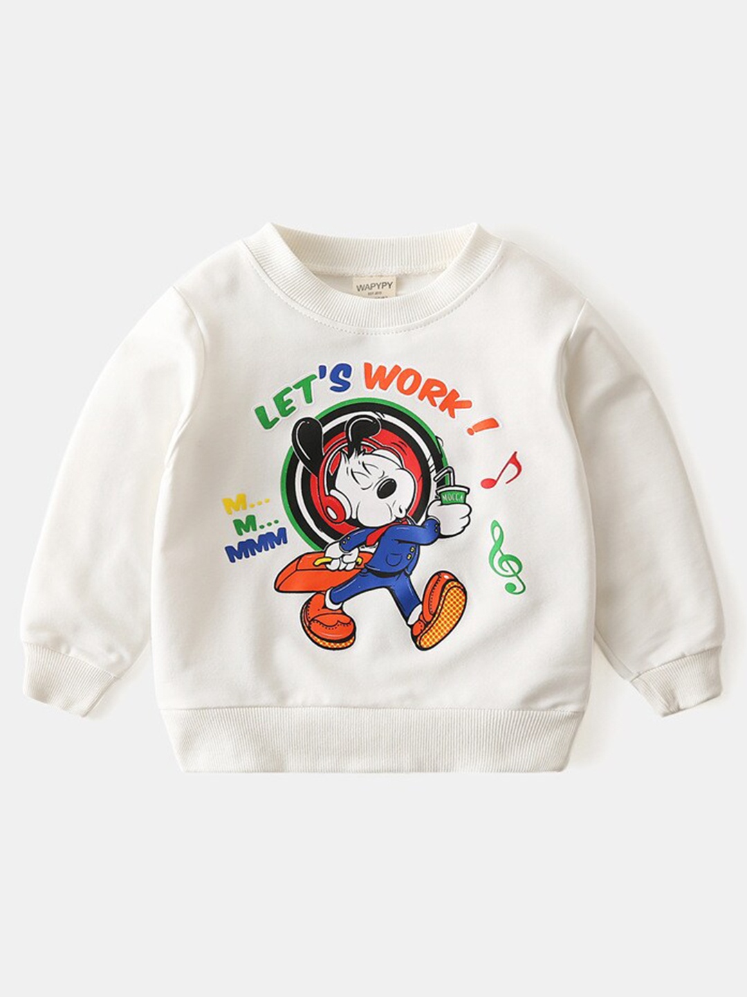 

StyleCast Unisex Kids Printed Sweatshirt, White