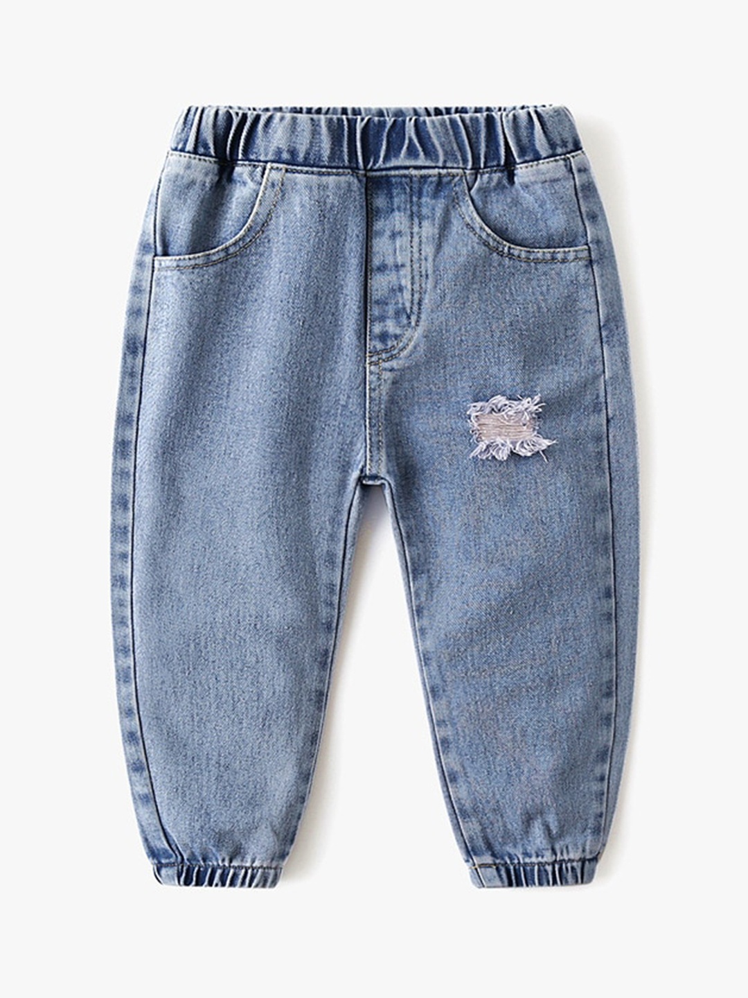 

StyleCast Boys Blue Low Distress Heavy Fade Stretchable Jeans