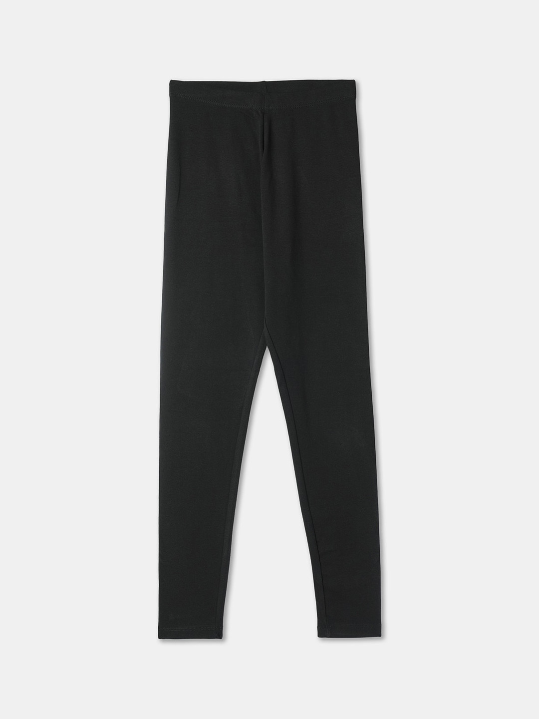 

R&B Girls Cotton Ankle Length Leggings, Black