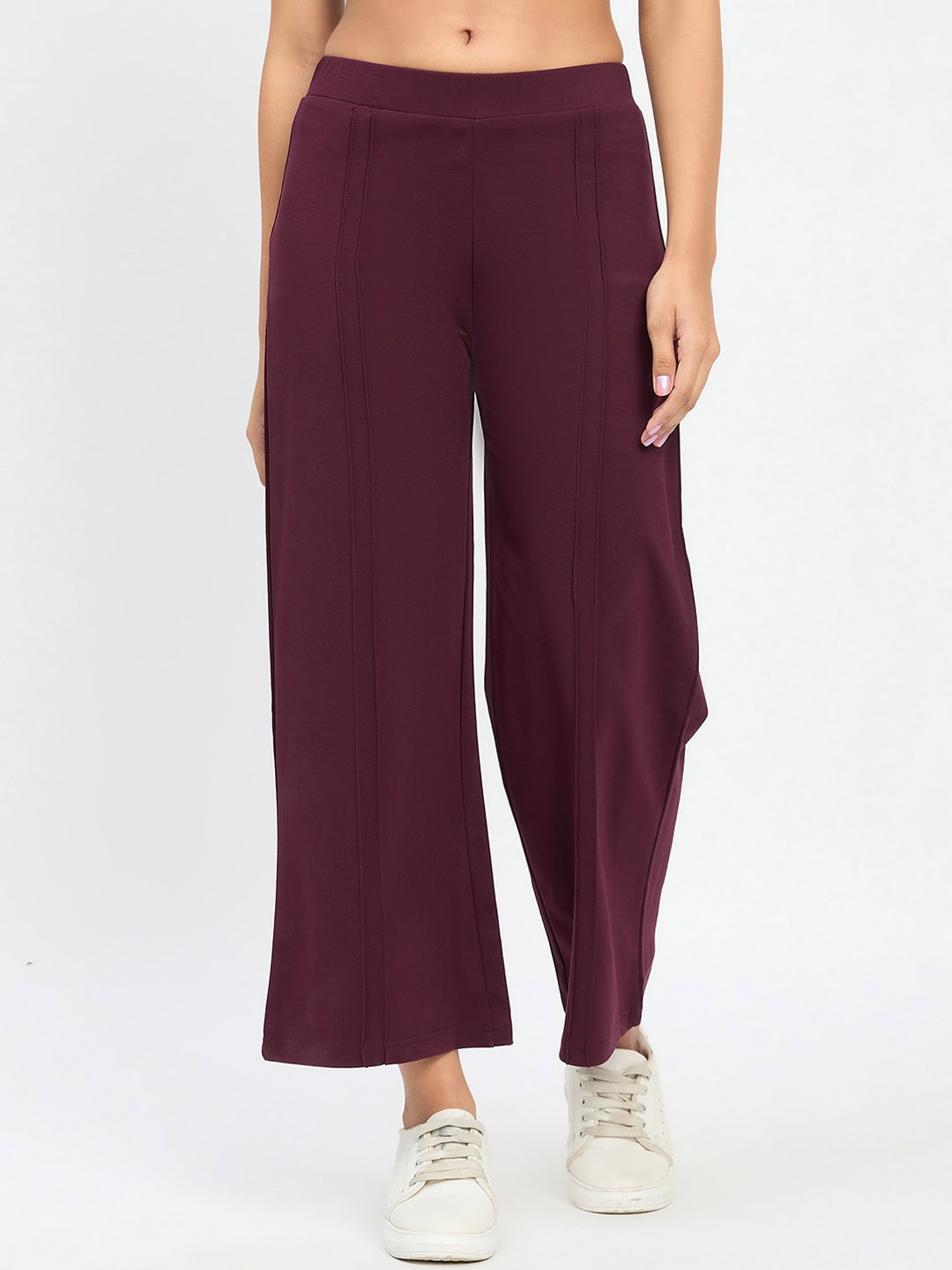 

Duke Women Mid Rise Cotton Track Pant, Maroon