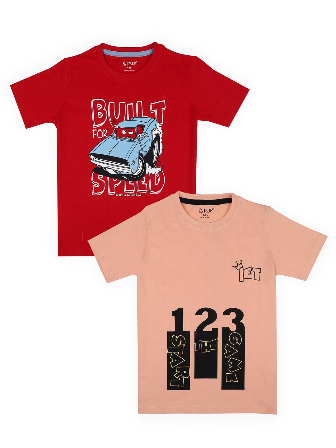 

BAESD Boys 2 Printed Applique T-shirt, Multi