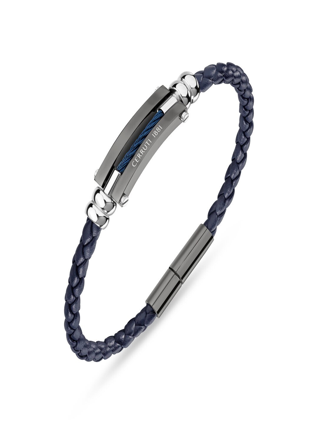 

Cerruti 1881 Men Link Bracelet, Blue
