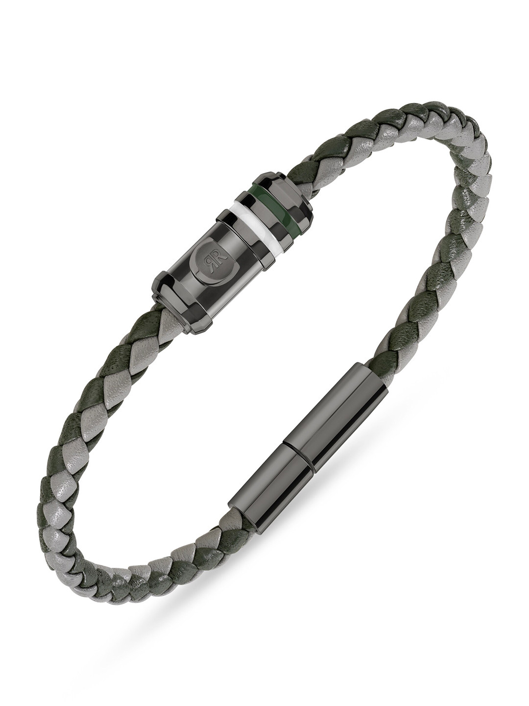 

Cerruti 1881 Men Stainless Steel Wraparound Bracelet, Green